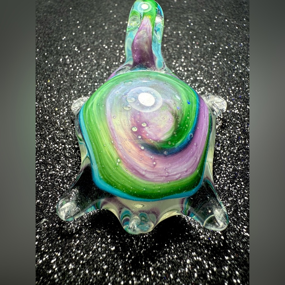 Art Glass Hand Blown Turtle Figurine - Picture 12 of 15